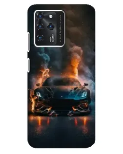 Чехол для Google Pixel 2 XL с картинкой «Lamborghini дымная эстетика»
