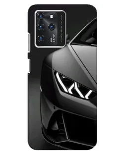 Чехол для Google Pixel 2 XL с картинкой «Lamborghini фары детализация»
