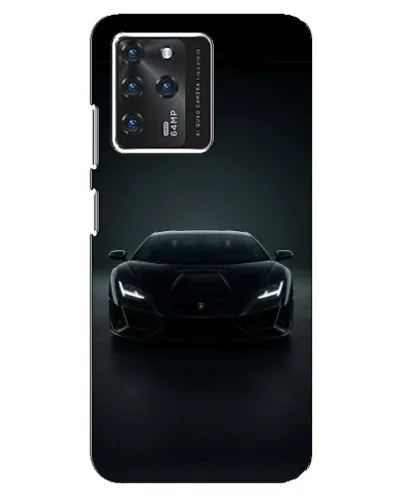 Чехол для Google Pixel 2 XL с картинкой «Черный Lamborghini Aventador»