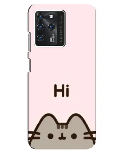 Чехол для Google Pixel 2 XL с картинкой «Пушин говорит Hi»