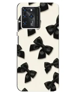 Чехол для Google Pixel 2 XL с картинкой «Черные бантики»