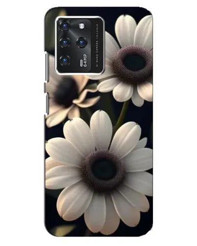 Чехол для Google Pixel 2 XL с картинкой «Белые маргаритки макро»
