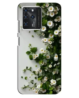 Чехол для Google Pixel 2 XL с картинкой «Ветка мелких белых цветов»