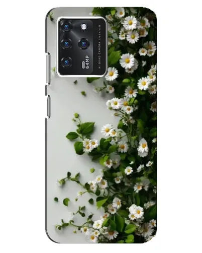 Чехол для Google Pixel 2 XL с картинкой «Ветка мелких белых цветов»