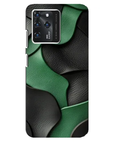 Чехол для Google Pixel 2 XL с картинкой «Зеленые кожаные волны»