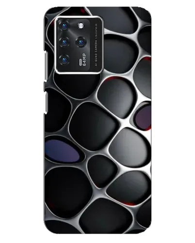 Чехол для Google Pixel 2 XL с картинкой «Объемная темная решетка»
