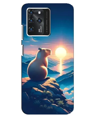 Чехол для Google Pixel 2 XL с картинкой «Закат солнца с капибарой»