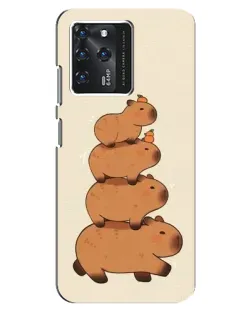 Чехол для Google Pixel 2 XL с картинкой «Башня из капибар»