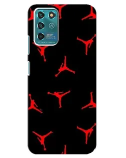 Чехол для Google Pixel 2 с картинкой «Jordan Red Pattern»