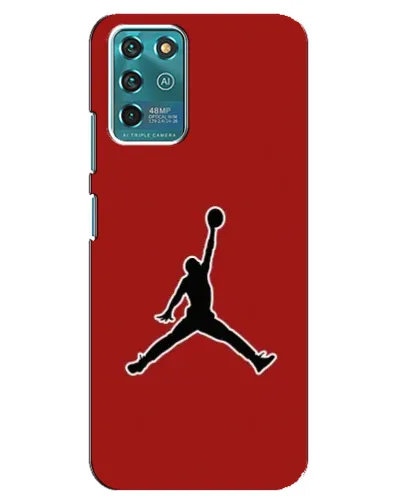 Чехол для Google Pixel 2 с картинкой «Jordan Red Back»