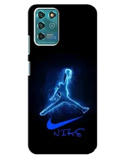 Чохол для Google Pixel 2 з картинкою «Jordan Neon Blue»