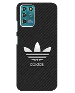 Чехол для Google Pixel 2 с картинкой «Adidas Карбоновая текстура»