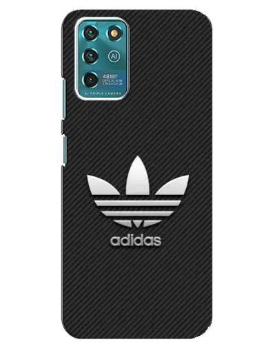 Чехол для Google Pixel 2 с картинкой «Adidas Карбоновая текстура»