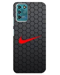 Чехол для Google Pixel 2 с картинкой «Nike — карбоновая сетка»