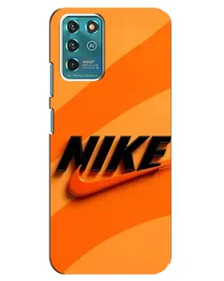 Чехол для Google Pixel 2 с картинкой «Оранжевый драйв Nike»