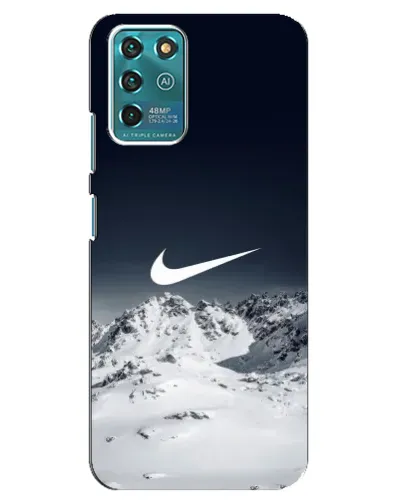 Чехол для Google Pixel 2 с картинкой «Nike — зимние горы»