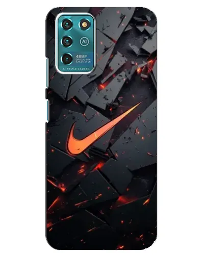 Чехол для Google Pixel 2 с картинкой «Nike — эффект разломов»