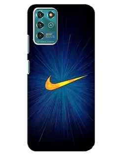 Чехол для Google Pixel 2 с картинкой «Синий пульс Nike»
