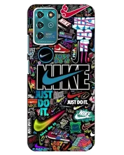 Чехол для Google Pixel 2 с картинкой «Яркий коллаж Nike»