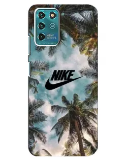 Чехол для Google Pixel 2 с картинкой «Тропический принт Nike»