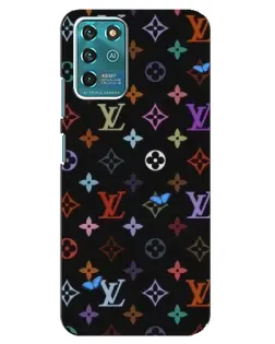 Чехол для Google Pixel 2 с картинкой «Цветная монограмма LV»