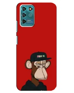 Чехол для Google Pixel 2 с картинкой «Bored Ape — красный фон»