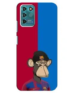 Чехол для Google Pixel 2 с картинкой «Bored Ape — фанат Барсы»