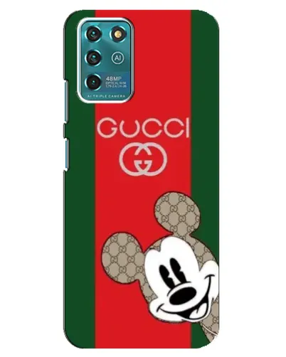 Чехол для Google Pixel 2 с картинкой «Gucci — полосы и Микки»
