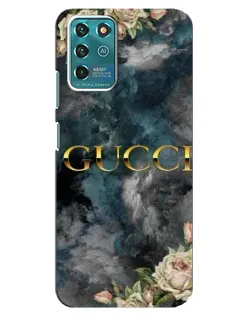 Чехол для Google Pixel 2 с картинкой «Абстрактные цветы Gucci»