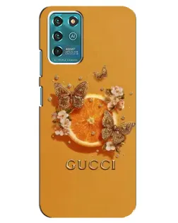 Чохол для Google Pixel 2 з картинкою «Gucci — золоті метелики»