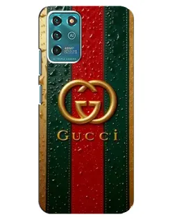 Чохол для Google Pixel 2 з картинкою «Gucci — фірмова смуга та золото»