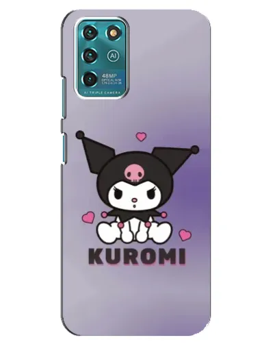 Чохол для Google Pixel 2 з картинкою «Kuromi — фіолетовий арт»