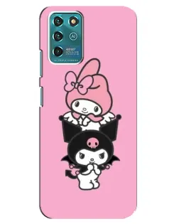 Чехол для Google Pixel 2 с картинкой «My Melody и Kuromi»