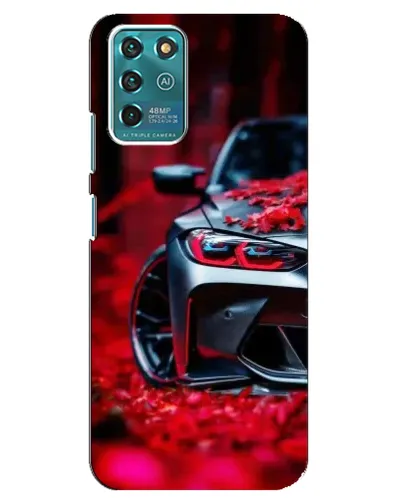 Чохол для Google Pixel 2 з картинкою «Спортивна BMW та квіти»