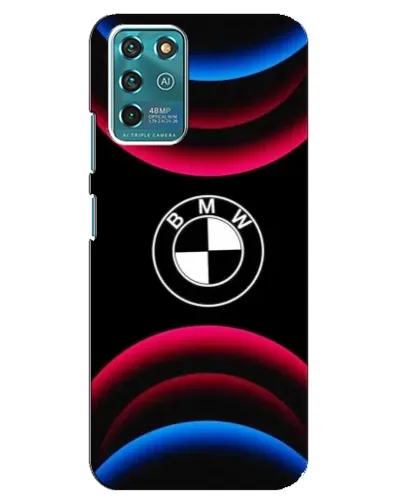 Чохол для Google Pixel 2 з картинкою «Логотип BMW та неонові дуги»