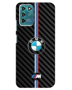 Чохол для Google Pixel 2 з картинкою «Емблема BMW та карбон»