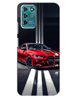 Чохол для Google Pixel 2 з картинкою «Червона BMW на дорозі»