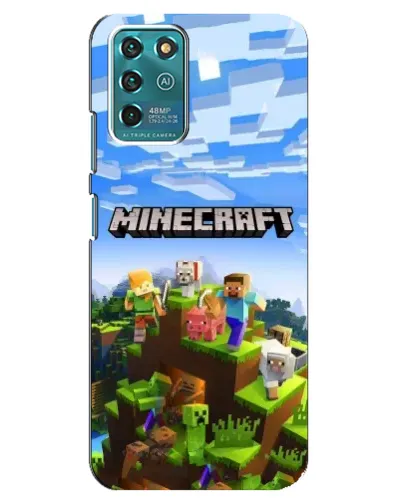 Чохол для Google Pixel 2 з картинкою «Minecraft класичний світ»