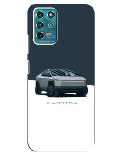 Чохол для Google Pixel 2 з картинкою «Сріблястий Cybertruck Tesla»