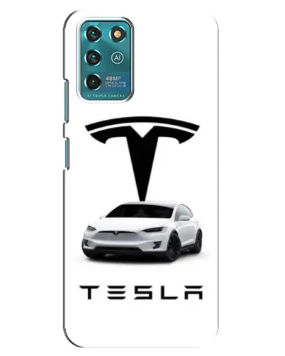 Чохол для Google Pixel 2 з картинкою «Tesla White Style»