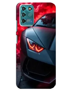 Чохол для Google Pixel 2 з картинкою «Lamborghini червоне сяйво»