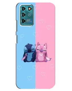 Чохол для Google Pixel 2 з картинкою «Stitch та Angel Love»