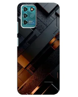 Чехол для Google Pixel 2 с картинкой «Черные геометрические блоки»