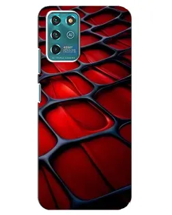 Чехол для Google Pixel 2 с картинкой «Красная глянцевая сетка»