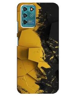 Чехол для Google Pixel 2 с картинкой «Золотые осколки геометрии»