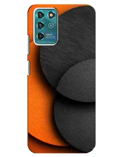 Чехол для Google Pixel 2 с картинкой «Геометрия оранжевых кругов»