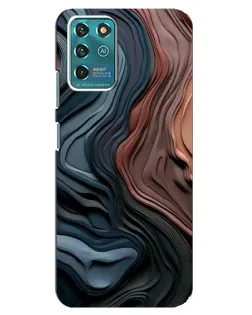 Чехол для Google Pixel 2 с картинкой «Цветные волны каньона»
