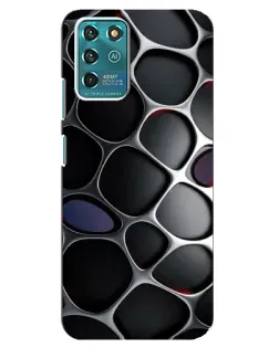 Чехол для Google Pixel 2 с картинкой «Объемная темная решетка»