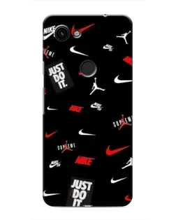 Чехол для Google Pixel 3 XL с картинкой «Nike Mix Pattern»