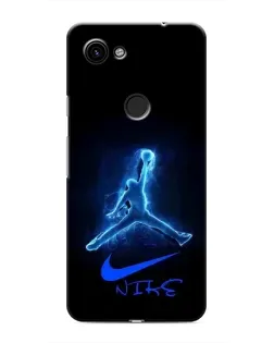 Чехол для Google Pixel 3 XL с картинкой «Jordan Neon Blue»